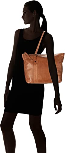 Frye womens Melissa Zip Shopper Tote Bag, Beige, One Size US