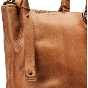 Frye womens Melissa Zip Shopper Tote Bag, Beige, One Size US