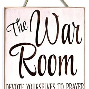 ELEtina Funny Retro Wooden Signs/War Room Printed Wooden Sign Colossians 42 Prayer Bible Signs 8x12 INCH