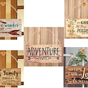 ELEtina Funny Retro Wooden Signs/War Room Printed Wooden Sign Colossians 42 Prayer Bible Signs 8x12 INCH