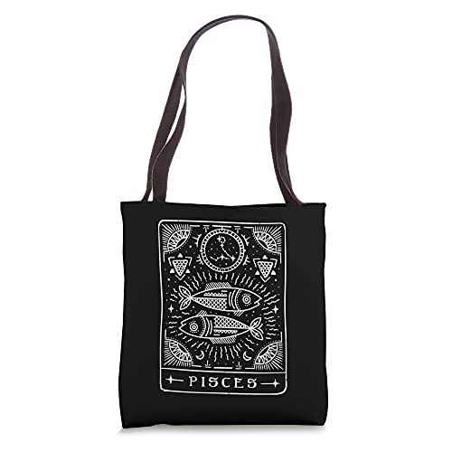 Pisces Tarot / Pisces Zodiac Sign / Pisces Birthday Month Tote Bag