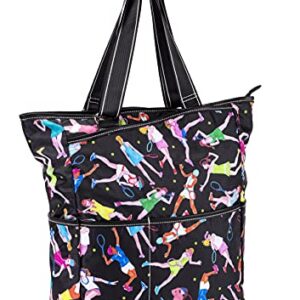 Sydney Love Sport Tennis Tote (Court Time-Black)