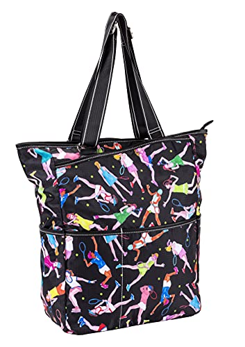 Sydney Love Sport Tennis Tote (Court Time-Black)