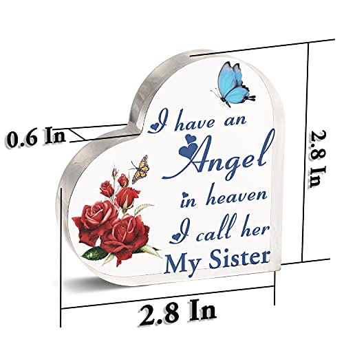 culivis Personalized Memorial Gift for Sister Loss of Sister Sympathy Gifts Sister You Left Me Beautiful Memories Beautiful Memories Sister Gifts Sister in Heaven