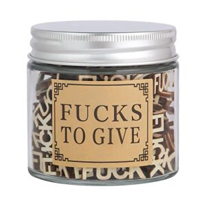 fucks to give, jar(8oz)of fucks gag gifts for valentine’s day ,anniversary,chrismas,holiday,birthday,make family laugh out loud “fuck to give”. (fucks to give)