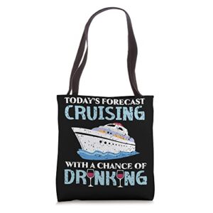 today’s forecast cruising with a chance of drinking tote bag