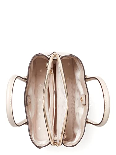 Kate Spade Rory Saffiano Leather Medium Satchel Crossbody Bag Purse Handbag (TUSK)