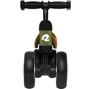 Retrospec Cricket Baby Walker Balance Bike with 4 Wheels for Ages 12-24 Months - Toddler Bicycle Toy for 1 Year Old’s - Ride On Toys for Boys and Girls - One Size