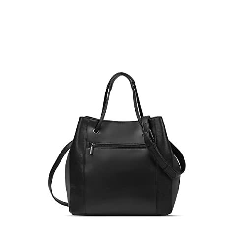 Pixie Mood Kamila 10 x 10.5 Vegan Leather Tote Bag, Black