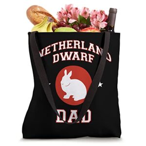 Netherland Dwarf Rabbit Dad Tote Bag