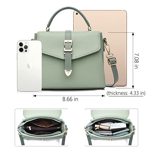 PS PETITE SIMONE Small Satchel Bags for Women Cross Body Bag Purses Top Handle Handbags for Women