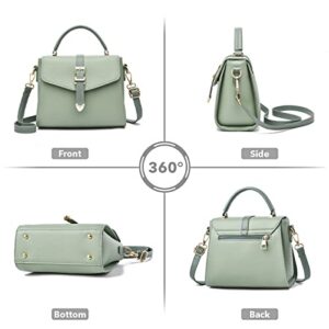 PS PETITE SIMONE Small Satchel Bags for Women Cross Body Bag Purses Top Handle Handbags for Women