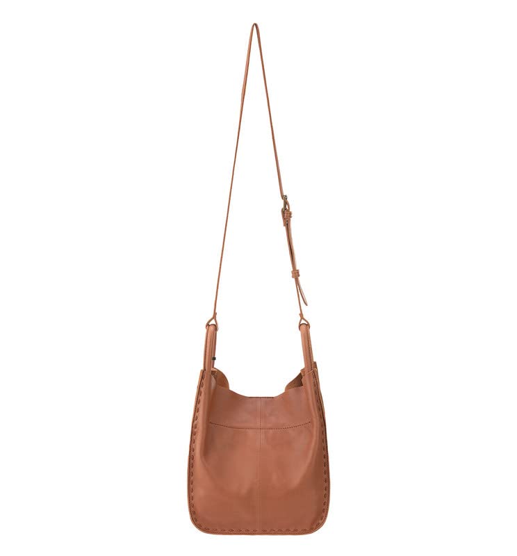 The Sak Los Feliz Crossbody Bag in Leather, Large, Unlined Purse with Single Adjustable Shoulder Strap