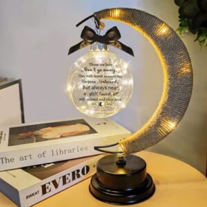 cocomong sympathy gift memorial gifts moon lamp for loss of mother father, bereavement condolence remembrance in memory of loved one gifts for loss loved ones