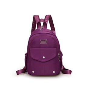 gkaikpe mini backpack purse, backpack for women multi-purpose backpack with most pockets shoulder bag small casual daypacks for girls cute ladies hobo bags crossbody bag in 3 ways to carry,dark purple