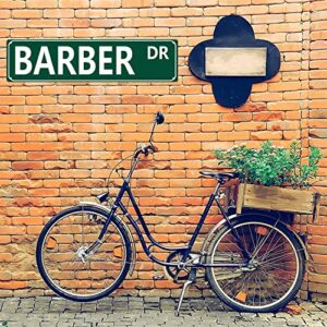 Barber Dr Metal Street Tin Sign Barbershop Funny Vintage Slim Tin Signs 16 x 4 Inch Wall Art Decor Iron Poster for Home Farmhouse Bar Cafe Garage Indoor Outdoor Gift