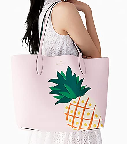 Kate Spade New York Pineapple Tote With Interior Exterior Pouch Large