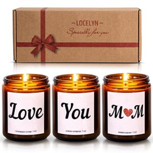 mom gifts birthday gifts for mom mother’s day gifts from daughter sonmother’s day gift best mom gift ideas for any occasion 3 pack soy candles with recyclable jars. 7 oz