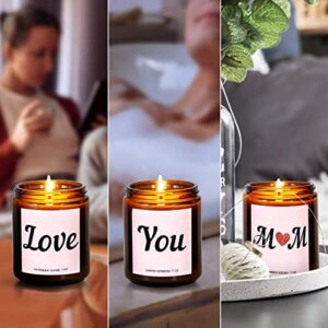 Mom Gifts Birthday Gifts for Mom Mother's Day Gifts from Daughter SonMother's Day Gift Best Mom Gift Ideas for Any Occasion 3 Pack Soy Candles with Recyclable Jars. 7 Oz