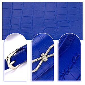 Milan Chiva Mini Top Handle Crossbody Bag Mini Crocodile Purse Trendy Clutch Handbag Shoulder Satchel for Women