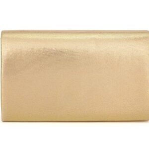 SUCCUNA Women Clutch Purse Evening Bag Gold Crossbody Handbag for Wedding Party