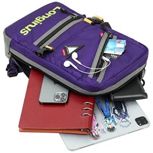 Evangelion Crossbody Shoulder Bag - Chest Sling Bags for Stylish Men Women Multipurpose Messenger purse