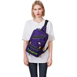 Evangelion Crossbody Shoulder Bag - Chest Sling Bags for Stylish Men Women Multipurpose Messenger purse