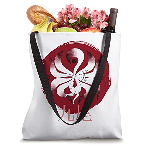 Nine Tails Kitsune Tailed Fox Japan Myth Tote Bag