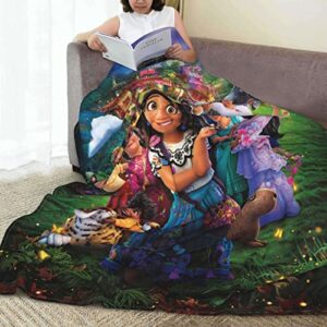 LIUZHUQIN Blanket Anti-Pilling Air Conditioning Blankets Flannel Throw Blanket for Couch Bed Sofa 50"X40"