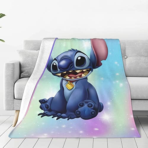 Ultra-Soft Cartoon Throw Blanket Fleece Blanket Comfortable Blankets Soft Cozy Warm Flannel Blankets for Living Room Couch Bed 60"X50"