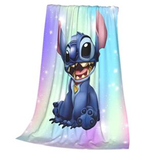 Ultra-Soft Cartoon Throw Blanket Fleece Blanket Comfortable Blankets Soft Cozy Warm Flannel Blankets for Living Room Couch Bed 60"X50"