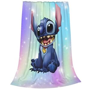 Ultra-Soft Cartoon Throw Blanket Fleece Blanket Comfortable Blankets Soft Cozy Warm Flannel Blankets for Living Room Couch Bed 60"X50"