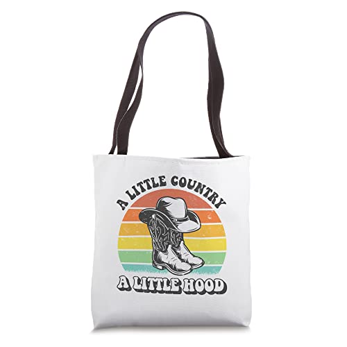 Little Country Little Hood Shirt Country Music Lover Western Tote Bag