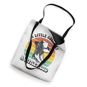 Little Country Little Hood Shirt Country Music Lover Western Tote Bag