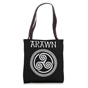 arawn ancient celtic god of the underworld tote bag