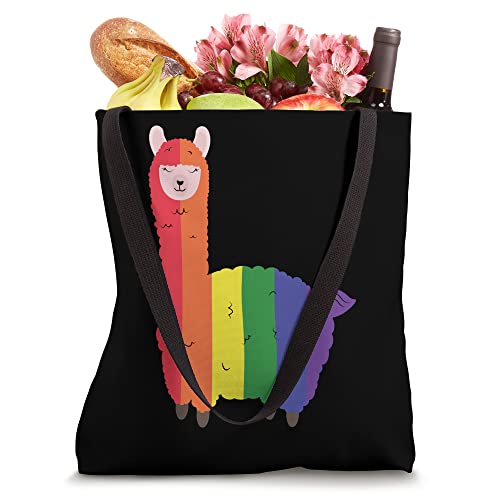 Lama Alpaca Transgender Queer LGBTQ+ Love Equality Bi Tote Bag