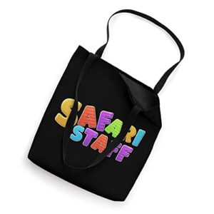 Safari Staff Themed Birthday Event Party Costume Tote Bag