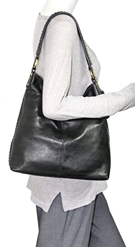 Nino Bossi Handbags Aislynn Hobo (Black)