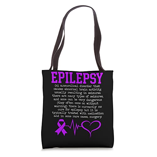 Fight Epilepsy Epileptic Epilepsy Awareness Month Tote Bag