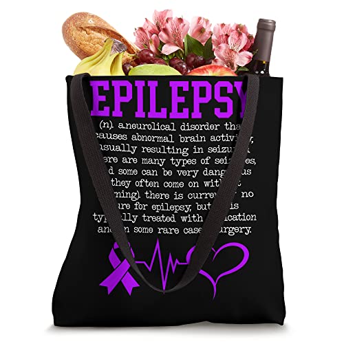 Fight Epilepsy Epileptic Epilepsy Awareness Month Tote Bag