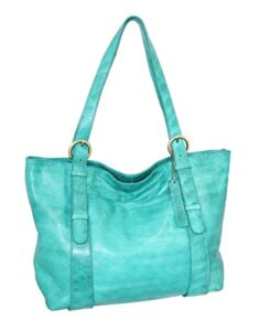 nino bossi handbags diana tote (turquoise)