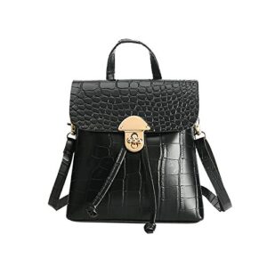 qwent women satchel coin purse bag bag all-match fashion ladies shoulder messenger messenger bags (black, one size)