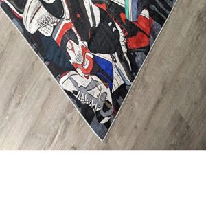 Scarface Rug, Scarface Carpet, Legends Rug, Famous Rug, Movie Star Rug, Custom Rug, Home Decor Rug, Popular Rug, Themed Rug,Art Decor Carpet e284 (4.6x6.56 feet - 140x200 cm)