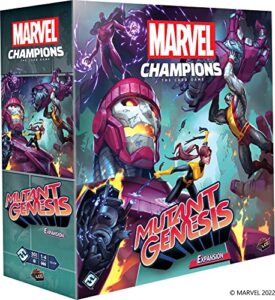marvel champions the card game mutant genesis campaign expansion | strategy card game for adults and teens | ages 14+ | 1-4 players | average playtime 45-90 minutes | made by atomic mass games