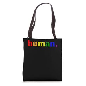 human lgbt gift lesbian pride gay pride lgbt pride tote bag