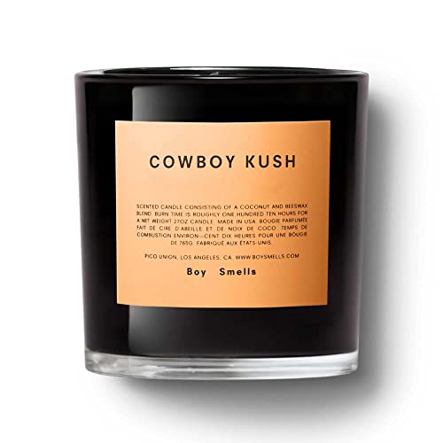 Cowboy Magnum Boy Smells Candle | 110 Hour Long Burn | Coconut & Beeswax Blend | Luxury Scented Candles for Home (27 oz)