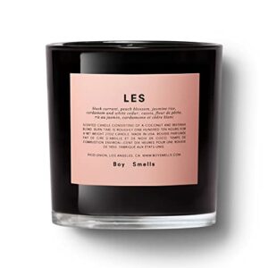 les magnum boy smells candle | 110 hour long burn | coconut & beeswax blend | luxury scented candles for home (27 oz)