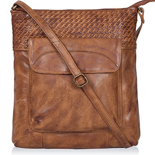 Crossbody Bags For Women-Real Handmade Vintage Leather Adjustable Shoulder Bags