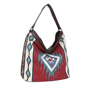 montana west aztec collection wide hobo bag western shoulder purse for women mbb-mw1073g-918cf