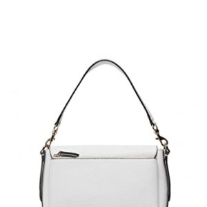 GUESS Eco Brenton Flap Shoulder Bag White One Size